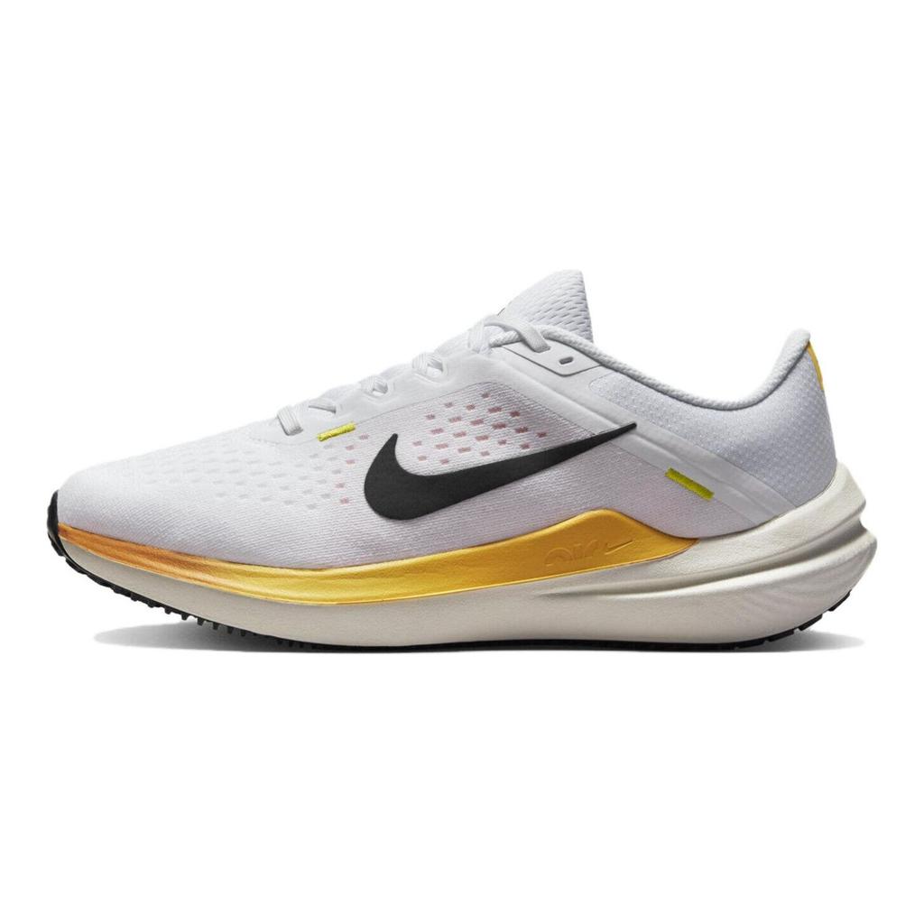 Nike Winflo 10 White Citron Pulse Женские кроссовки Ярко-оранжевый черный DV4023-101