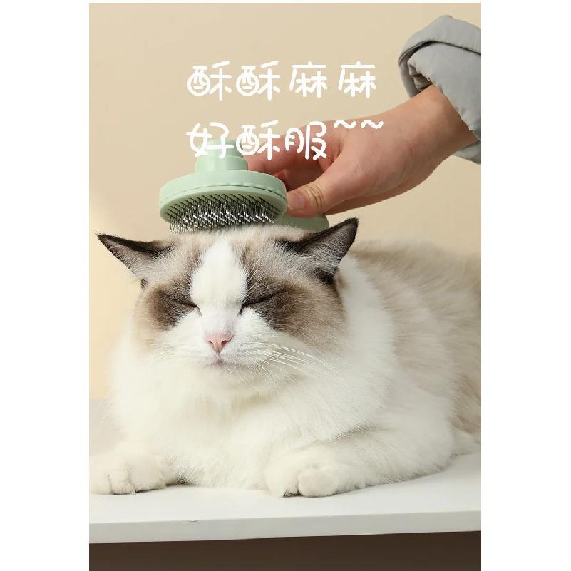 Pet Hair Removal Comb Floating Hair Dematting Grooming Self Cleaning Massage Brush Pet Comb Beauty Slicker Dog Cat Accessories