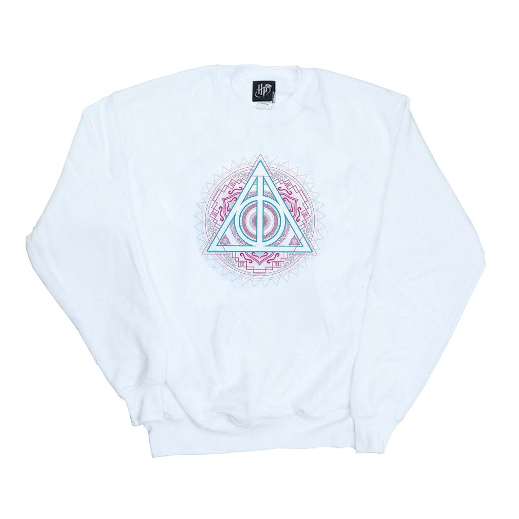 HARRY POTTER Женская/дамская неоновая толстовка с надписью «Дары смерти»