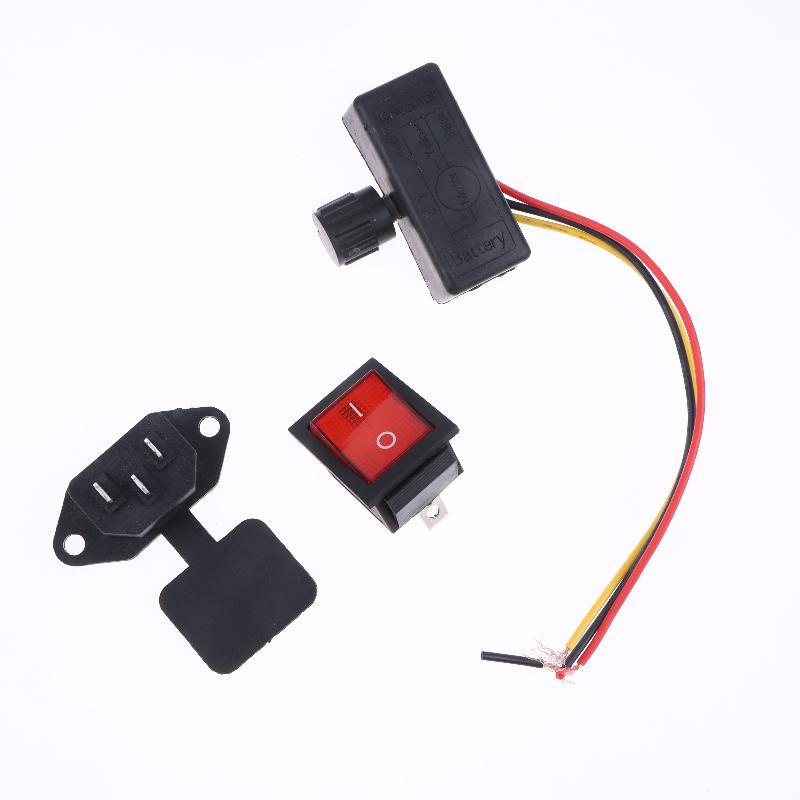 3Pcs/Set Electric Sprayer Charging Accessories Set 12V Speed Adjustment Power Switch Electric Sprayer Accessories