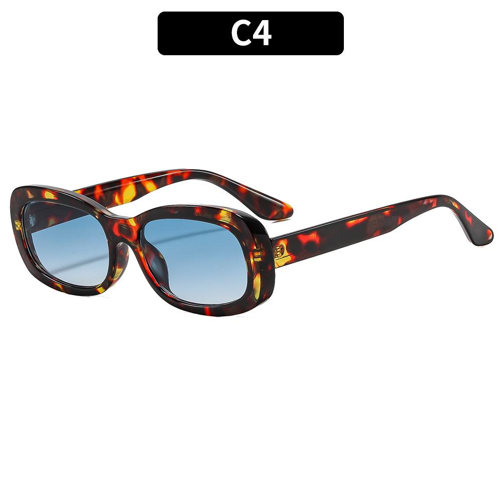 Small Oval Retro Uv Protection Sunglasses Korean European Style Women Influencer Shades