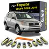Kcimo 10Pcs LED Interior Dome Reading Light Luggage Plate Bulb Kit For Toyota RAV4 2006 2008 2010 -2012 2014 2015 2016 2017 2018