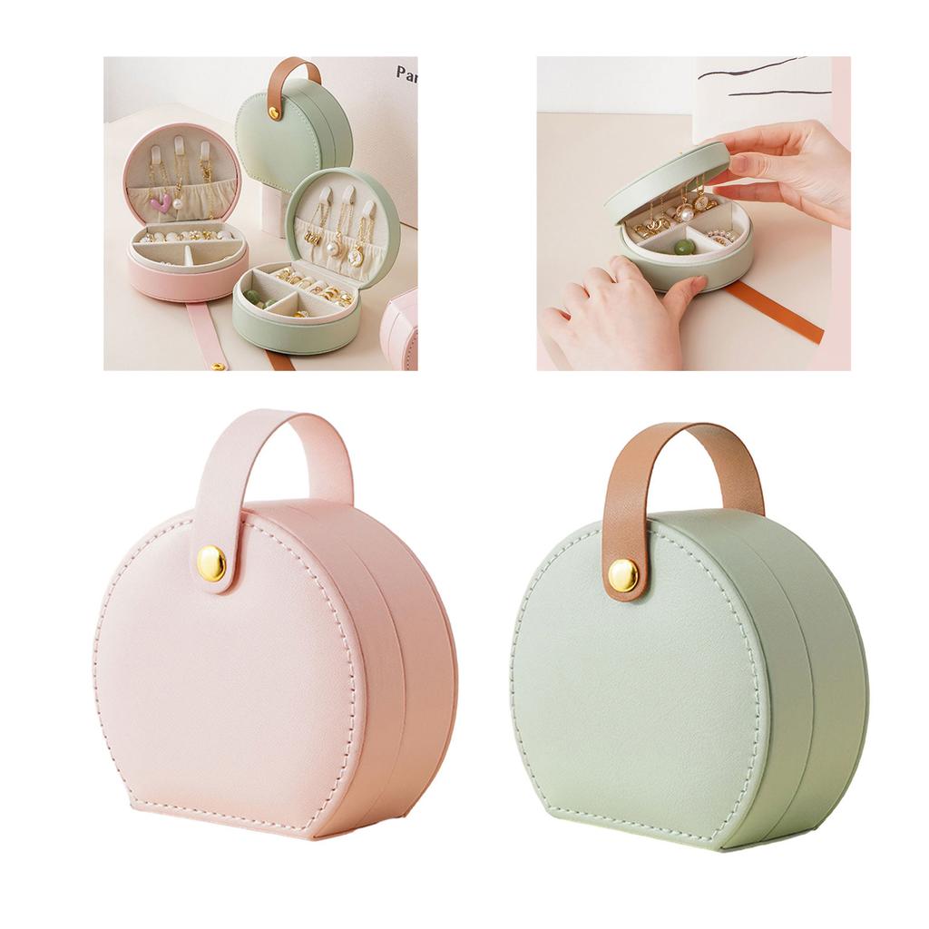 Компактная коробка для хранения ювелирных изделий Универсальная мини-коробка-органайзер для ювелирных изделий Портативная коробка-подставка для демонстрации Держатель для серег Упаковка