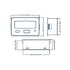 LCD Digital Display Acid battery Ternary Lithium Measurement Meter DC 8~30V Waterproof Battery Capacity Indicator