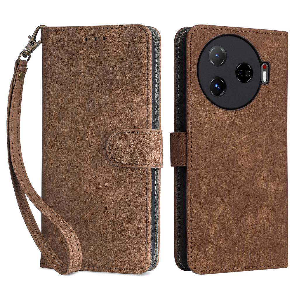 Для TECNO Camon 30 Pro 5G CL8 Чехол PU Кожаный Чехол для Телефона Фолио Кошелек с RFID-блокировкой