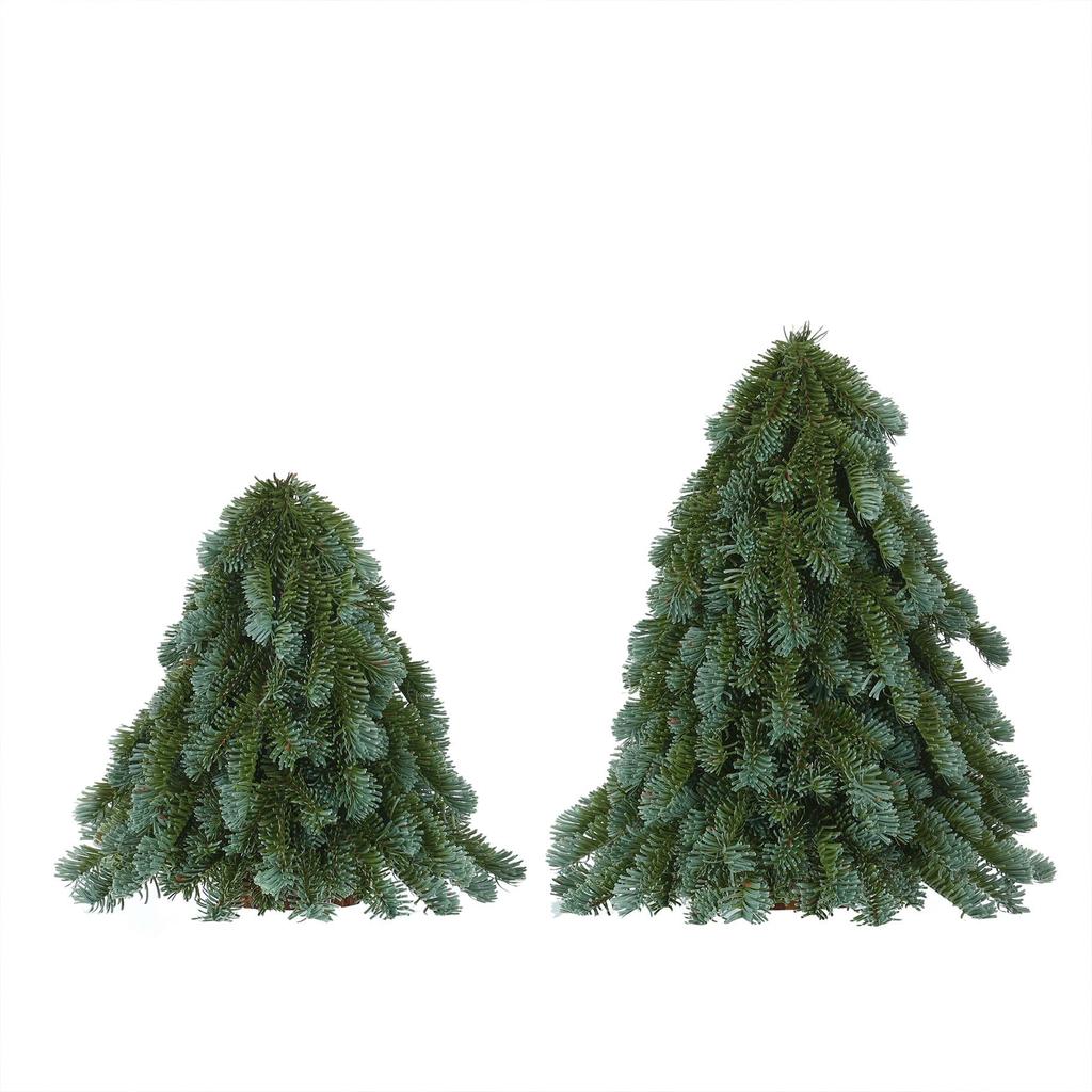 Новая рождественская елка Pure PE Simulation Nobel Pine Tree High-end Restaurant Hotel Desktop Decoration Christmas Decorations