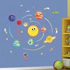 Настенные наклейки «Девять планет» креативные самоклеящиеся мультяшные наклейки с планетами украшение детской комнаты спальни домашние настенные наклейки