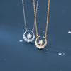 Moon Necklace Women's Summer Clavicle Chain High Design Sense Niche Light Luxury Birthday Gift
