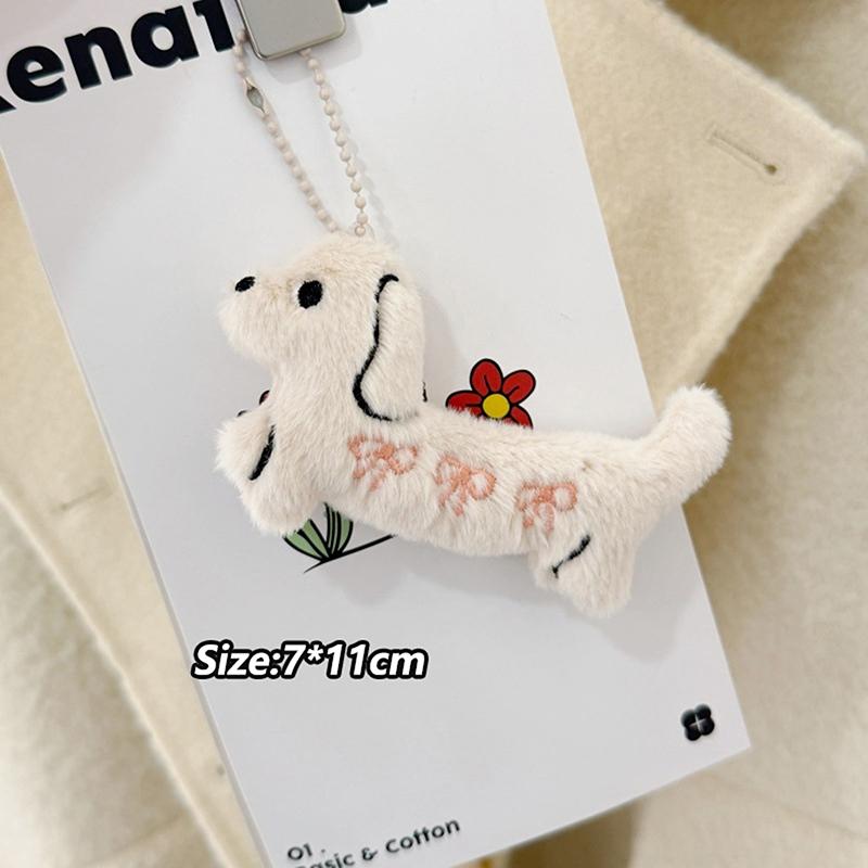 Милый брелок в виде таксы, плюшевый брелок в виде мультяшного щенка, брелок для ключей в виде пары, милый рюкзак, подвеска, украшение, подарки