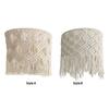Macrame Lampshade Bohemian Woven Boho Hanging Pendant Light Cover for Office