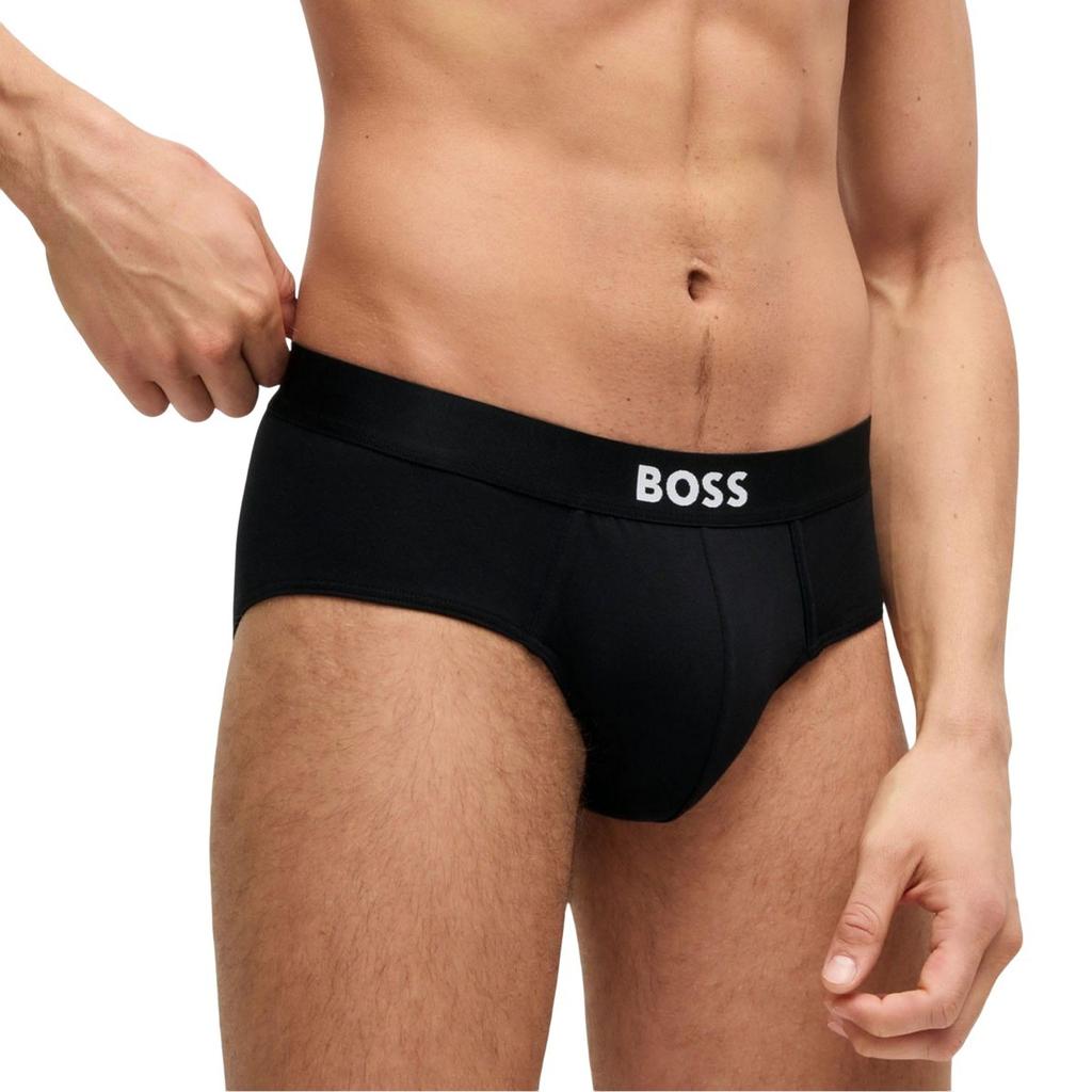 BOSS Men's Logo Briefs (Pack of 3)