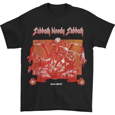 Футболка с обложкой альбома Black Sabbath Sabbath Bloody Sabbath Высококачественная роскошь для мужчин и женщин Топ Y2k 2026 Летняя горячая распродажа