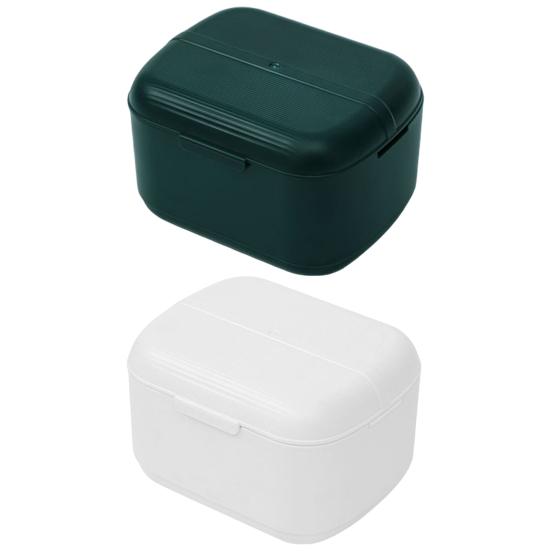 Компактная многофункциональная крышка для хранения брекетов, крышка с пряжкой, чехол для ванны, фиксатор чашки, коробка для чистки, ортодонтия