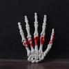 1 пара Хэллоуинских костяных рук Пластиковые костяные руки человека Декор для вечеринки на тему Хэллоуина вечеринки зомби