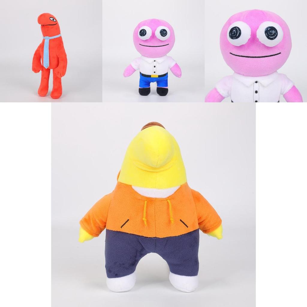 Customized Smiling Friends Plush Toy Gift Mr. Frog Doll 155g 28cm Yellow Hoodie