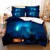 Комплект постельного белья Fantasy Scenery Beach Night Romantic 3D Duvet Cover Set Twin Queen King Single Size для девочек и мальчиков