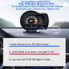 Новейший A501 Автомобильный HUD-дисплей Auto Meter Турбо-датчик Head Up Display для автомобиля Цифровой одометр OBD2 Сигнализация Температура воды и масла Обороты в минуту