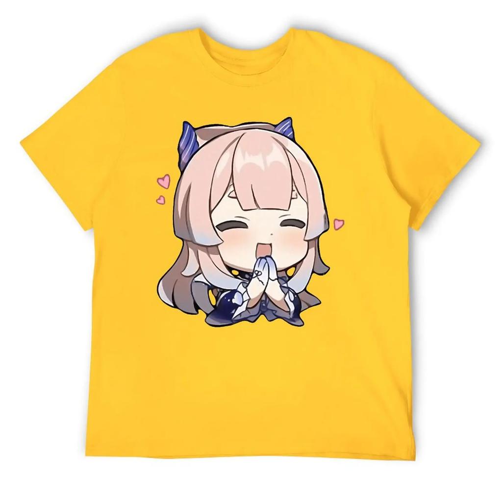 Sangonomiya Kokomi Genshin Impact Pray Tees Vintage T-shirt Harajuku Sports Graphic Aactivity Competition USA Size