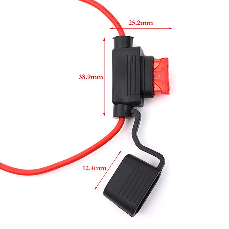 Автомобильный водонепроницаемый держатель предохранителя гнездо TAP адаптер микро/мини/стандартный ATM APM с лезвием 30A автомобильный автомобильный мотоциклетный предохранитель