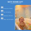 Набор из 12 бомбочек для ванны с игрушкой, шипучие шарики для спа для детей и взрослых, увлажняющие, смягчающие кожу, портативный набор для путешествий и релаксации для пляжа, бассейна, дома