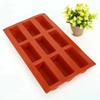 Новые инструменты для выпечки 9-ячеечная силиконовая форма 3D в форме палочки полуцилиндрической длинной полоски форма для шоколада трюфеля мусса торта десерта