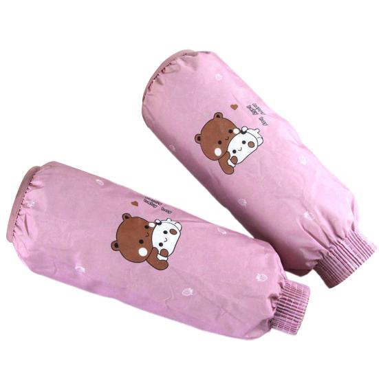 1 пара противообрастающих чехлов на рукавах, водонепроницаемые, с милым мультяшным рисунком, грязеотталкивающие защитные манжеты, грязеотталкивающие рукава для рук