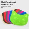 Cat Litter Mat Non-slip Waterproof Pet Food Mat Soft Eco-friendly Silicone Feeding Pad for Dogs Cats