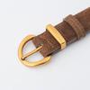 Trendy Pin Buckle Waistband Casual Business Waist Strap Women Suede Leather Belt