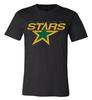 Футболка с основным логотипом команды Dallas Stars S-6XL Отслеживание!! Футболка Unisex