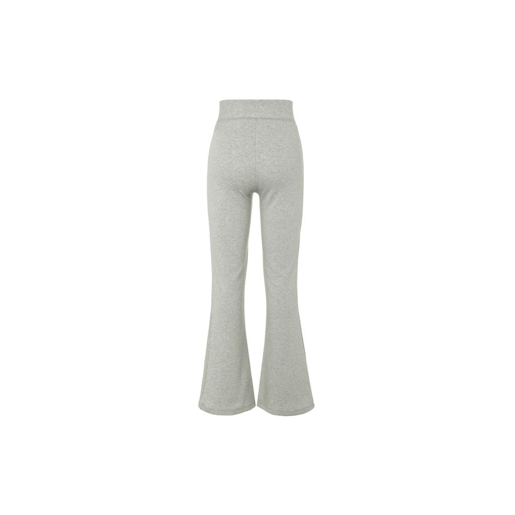 Nike Брюки Air с высокой талией, однотонные, расклешенные, повседневные, женские, темно-серые, фотоново-серые FN1892-063