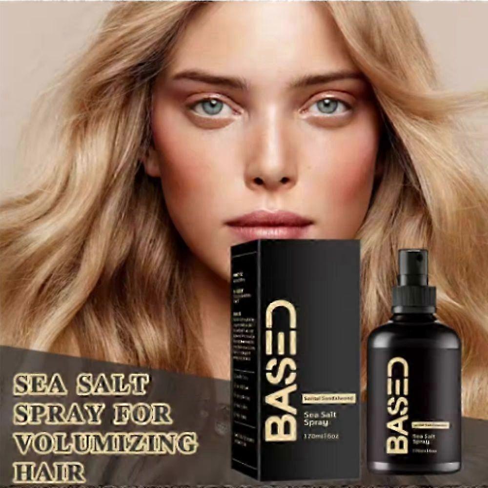2025 Sea Salt Spray for Volumizing Hair, 170ml Texturizing & Strengthening Spray with Vitamin B5 & Seaweed