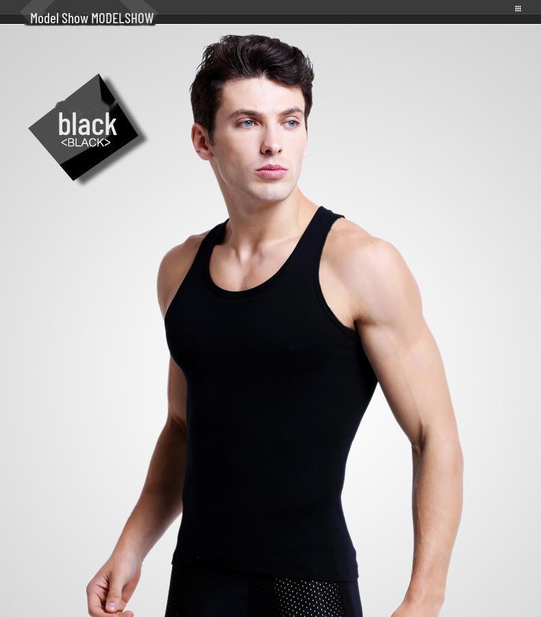 Men’s Cotton Fitness Vest - Spring/Summer