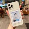 Фотографии подходят для чехла для мобильного телефона Apple 14, пакет для карт, полная защита от падения, защитный чехол для iPhone13/12promax, прозрачный