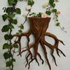 3D Printed Flowerpot Tree Planter Pot Wall Mount Herb Climbing Plants Plant Holder Hanging Home Balcony Indoor Outdoor Garden Decoration Space Saving
