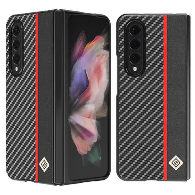 Чехол из углеродного волокна для Samsung Galaxy Z Fold 4, Samsung Galaxy Z Fold 3, матовый арамидный тонкий легкий противоударный чехол из настоящего углеродного волокна