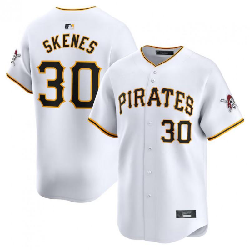 Pittsburgh Pirates MLB Baseball Jersey 30 Skenes Embroidered Fan Wear Mens Loose Fit V-Neck Sportswear