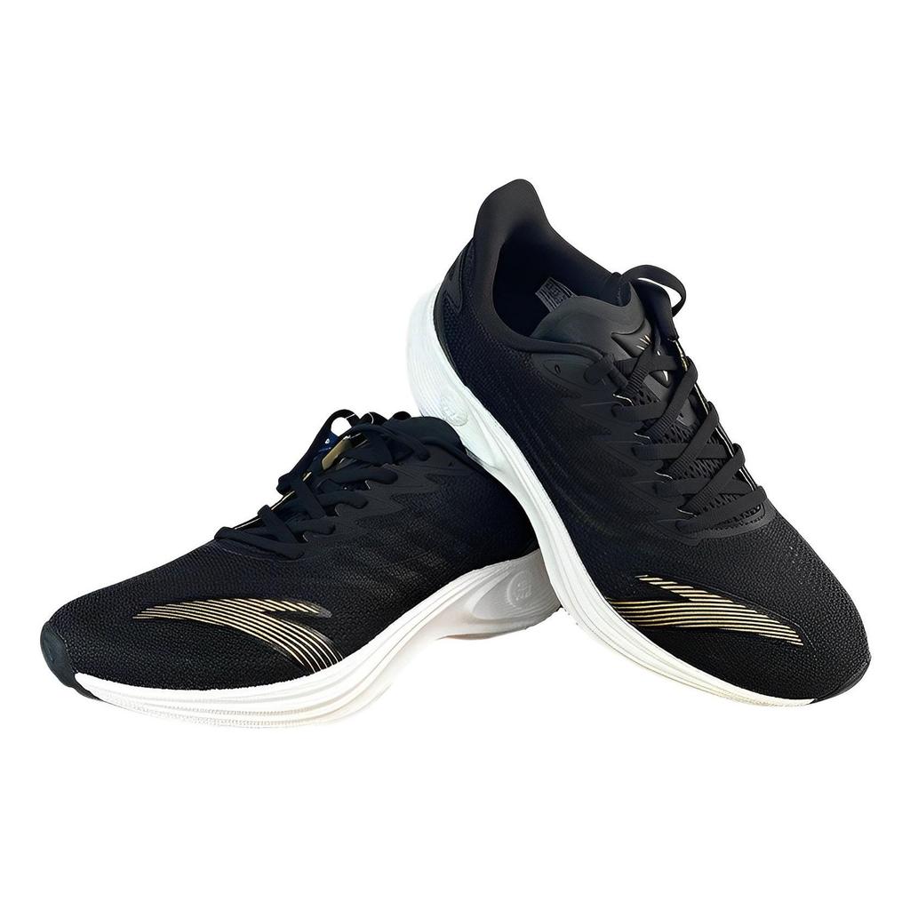 Anta Mach 2.0 Slip Resistant Durable Breathable Lightweight Running Shoes Men Sneakers Black Gold 112235588S-3