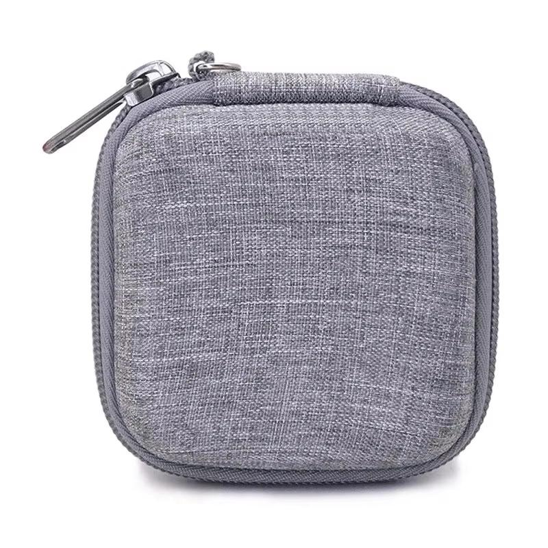 Mini Portable Eva Storage Bag Pouch Carrying Bag Zipper Earphone Case For Airpod Earphone/Phone/Charging Cable Accessories