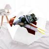Crazy Frog, automatic folding umbrella, portable and foldable design, 8 ribs, a Christmas or birthday gift.