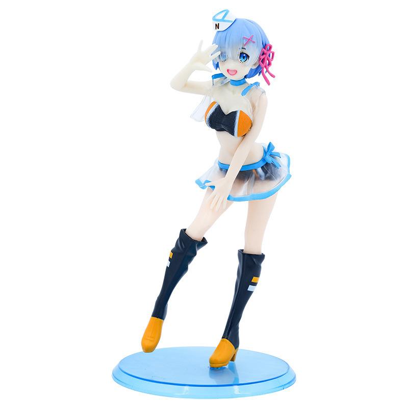 21CM Anime Re:Zero kara Hajimeru Isekai Seikatsu Memory Snow Rem Precious Figure Original Campaign Girl ver Model Toy Gift
