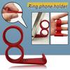 3D Printed Fixed Ring Phone Holder – One-Hand Grip & Desktop Viewing Support