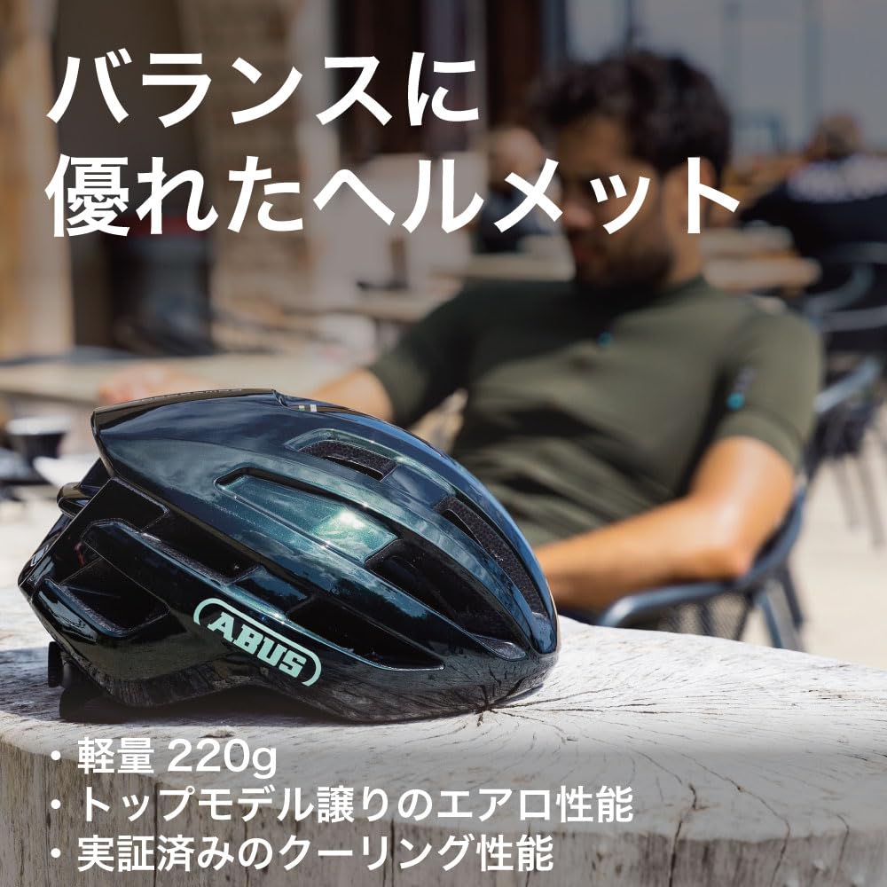 ABUS Power Dome Дорожный велосипед Сделано в Вельвете Размер L Оригинальный японский продукт Шлем, Италия, Черный, (57-61см),