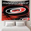 Carolina Hockey Logo Tapestry, Unique Design Tapestry, Wall Decor for Bedroom,Livingroom, Playroom,Heartwarming Fan Holiday Gifts