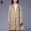 Women Hooded Outdoor Waterproof Jacket Raincoats Casual Fashion