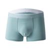 Summer Sexy Underwear Modal Elastic Men's Boxer Briefs Solid Color Underwear Silk Mid-Rise Boxer Swimming Boxer Briefs