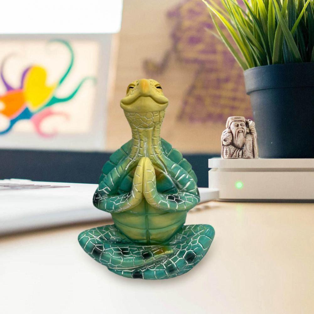 Crafts Unique For Buddha Zen Garden Statue Desktop Ornament Sea Turtle Figurine Simulated Turtle