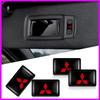 10/20pcs 3D Epoxy Car Interior Decorative Stickers Auto Valve Cap Accessories For Mitsubishi Lancer ex Outlander Pajero Galant