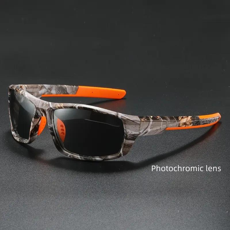 European and American men's and women's cycling sports polarized sunglasses box camouflage tactical glasses outdoor fishing tide sunglasses