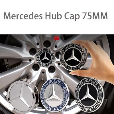 Kpsaw9 2025 Горячие 75 мм Авто Стайлинг Колпачки на Центр Колеса Замена Для Mercedes Benz W211 W203 W204 W210 W124 AMG W202 CLA W212