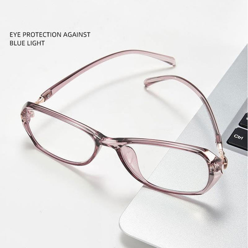 Женские очки для чтения с защитой от синего света, женские простые модные очки для дальнозоркости, очки-лупа для дальнозоркости + 1,0 ~ + 4,0